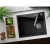 Laveo Grenada, 1-komorový granitový drez 600x480x227 mm, čierna, LAV-SBG_710T