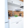 Laveo Komodo, 1-komorový granitový drez 586x490x221 mm, biela, LAV-SBK_610A