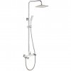 Laveo Alea, sprchová súprava s pákovou batériou, chrómová-biela, LAV-PAE_60KB