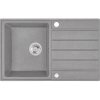 Laveo Margarita, 1-komorový granitový drez 790x490x230 mm, šedá, LAV-SBM_511T