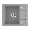 Laveo Trzynastka, 1-komorový granitový drez 570x495x185 mm, šedá, LAV-SBP_513T