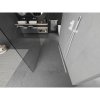 Mexen Kioto, sprchová zástena Walk-In 145 x 200 cm, 8mm číre sklo, biely profil, 800-145-002-20-00