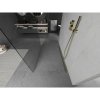 Mexen Kioto, sprchová zástena Walk-In 155 x 200 cm, 8mm číre sklo, zlatý lesklý profil, 800-155-002-50-00