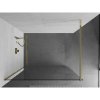 Mexen Kioto, sprchová zásteny typ Walk-In 75 x 200 cm, 8mm číre sklo, zlatý lesklý profil, 800-075-101-50-00