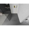 Mexen Kioto, sprchová zásteny typ Walk-In 75 x 200 cm, 8mm číre sklo, zlatý lesklý profil, 800-075-101-50-00