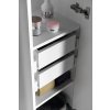 Sapho, ESPACE skrinka 35x172x32cm, 2x dvierka, ľavá/pravá, verde strip, ESC230-4444S