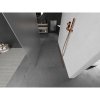 Mexen Kioto, sprchová zástena Walk-In 110 x 200 cm, 8mm sklo námraza, medený matný profil, 800-110-002-65-30