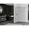 Mexen Kioto, sprchová zásteny typ Walk-In 55 x 200 cm, 8mm číre sklo, zlatý matný profil, 800-055-101-55-00