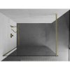 Mexen Kioto, sprchová zásteny typ Walk-In 55 x 200 cm, 8mm číre sklo, zlatý matný profil, 800-055-101-55-00