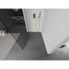 Mexen Kioto, sprchová zásteny typ Walk-In 55 x 200 cm, 8mm číre sklo, zlatý matný profil, 800-055-101-55-00