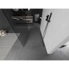 Mexen Kioto, sprchová zástena Walk-In 145 x 200 cm, 8mm číre sklo, grafitový profil, 800-145-002-65-00