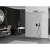Mexen Kioto, sprchová zástena Walk-In 170 x 200 cm, 8mm číre sklo, grafitový profil, 800-170-002-65-00