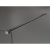 Mexen Kioto, sprchová zástena Walk-In 170 x 200 cm, 8mm číre sklo, grafitový profil, 800-170-002-65-00