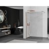 Mexen Kioto, sprchová zásteny typ Walk-In 100 x 200 cm, 8mm číre sklo, medený matný profil, 800-100-101-65-00
