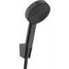 Hansgrohe Pulsify S, súprava so sprchovým držiakom 105 1jet so sprchovou hadicou 1250 mm, matná čierna, HAN-24301670