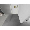 Mexen Kioto L, sprchová zástena Walk-In 80 x 200 cm, 8mm sklo námraza, zlatý lesklý profil,800-080-103-50-30