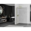 Mexen Kioto L, sprchová zástena Walk-In 60 x 200 cm, 8mm číre sklo, zlatý matný profil, 800-060-103-55-00