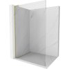 Mexen Kioto L, sprchová zástena Walk-In 60 x 200 cm, 8mm číre sklo, zlatý matný profil, 800-060-103-55-00