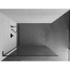 Mexen Kioto L, sprchová zástena Walk-In 110 x 200 cm, 8mm číre sklo, čierny profil, 800-110-103-70-00