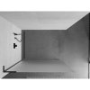 Mexen Kioto L, sprchová zástena Walk-In 70 x 200 cm, 8mm sklo námraza, čierny profil, 800-070-103-70-30