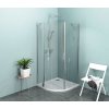 Polysan, ZOOM LINE sprchové dvere skladacie 700 mm, lavé, číre sklo, ZL4715L