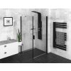 Polysan, ZOOM LINE BLACK sprchové dvere skladacie 800 mm, pravé, číre sklo, ZL4815BR
