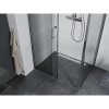 Mexen Apia, sprchový kút s posuvnými dverami 90 (dvere) x 100 (stena) cm, 6mm číre sklo, chrómový profil, 840-090-100-01-00