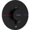 Hansgrohe ShowerSelect Comfort S, termostat pod omietku pre 1 spotrebič a ďalší výtok, čierna matná, HAN-15562670