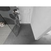 Mexen Kioto L, sprchová zástena Walk-In 80 x 200 cm, 8mm číre sklo biely vzor, biely profil, 800-080-103-20-97