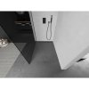 Mexen Kioto, sprchová zástena Walk-In 90 x 200 cm, 8mm šedé sklo, grafitový profil, 800-090-101-95-40