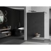 Mexen Kioto, sprchová zástena Walk-In 70 x 200 cm, 8mm sklo vzor zrkadlo, grafitový profil, 800-070-101-95-50