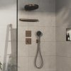 Hansgrohe ShowerSelect Comfort E, ventil pod omietku pre 3 spotrebiče, kartáčovaný bronz, HAN-15573140