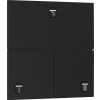 Hansgrohe ShowerSelect Comfort E, ventil pod omietku pre 3 spotrebiče, čierna matná, HAN-15573670