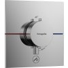 Hansgrohe ShowerSelect Comfort E, termostat pod omietku pre 1 spotrebič a ďalší výtok, chrómová, HAN-15575000