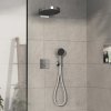 Hansgrohe ShowerSelect Comfort E, termostat pod omietku pre 2 spotrebiče s EN1717, chrómová, HAN-15578000