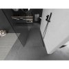 Mexen Kioto, sprchová zástena Walk-In 130 x 200 cm, 8mm číre sklo, grafitový profil, 800-130-002-95-00