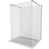Mexen Kioto, sprchová zástena Walk-In 130 x 200 cm, 8mm číre sklo, grafitový profil, 800-130-002-95-00