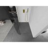 Mexen Kioto L, sprchová zástena Walk-In 100 x 200 cm, 8mm číre sklo, zlatý lesklý profil,800-100-103-50-06