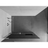 Mexen Kioto+ L, sprchová zástena Walk-In s poličkou a vešiakom 120 x 200 cm, 8mm šedé sklo, chrómový profil, 800-120-123-01-40