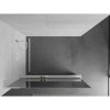Mexen Kioto+ L, sprchová zástena Walk-In s poličkou a vešiakom 100 x 200 cm, 8mm sklo vzor zrkadlo, biely profil, 800-100-123-20-50