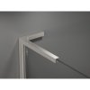 Mexen Kioto+ L, sprchová zástena Walk-In s poličkou a vešiakom 110 x 200 cm, 8mm sklo vzor zrkadlo, brúsená oceľ profil, 800-110-123-97-50
