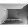 Mexen Kioto+ L, sprchová zástena Walk-In s poličkou a vešiakom 90 x 200 cm, 8mm číre sklo čierny vzor, biely profil, 800-090-123-20-78