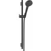 Hansgrohe Vernis Blend, sprchová súprava Vario EcoSmart so sprchovou tyčou S Puro 65 cm, matná čierna, HAN-26423670