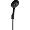 Mexen príslušenstvo - 1-bodový ručný sprchový set R-67, čierny, 785675052-70