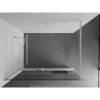 Mexen Kioto+, sprchová zástena Walk-In s poličkou a vešiakom 105 x 200 cm, 8mm číre sklo, biely profil, 800-105-121-20-00