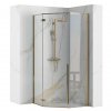 Rea Diamond Gold, päťuholníkový sprchový kút 90 x 90 cm, 6mm číre sklo, zlatá lesklá, REA-K4904