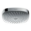 Hansgrohe Croma Select E, hlavová sprcha 180 2jet EcoSmart 9 l/min, biela/chrómová, HAN-26528400