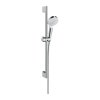 Hansgrohe Crometta, sprchová sada 1jet Green 6 l/min so sprchovou tyčou 65 cm, biela/chrómová, HAN-26554400