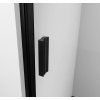 Polysan, ZOOM BLACK sprchové dvere do niky 700 mm, pravé, číre sklo, ZL4715BR-01