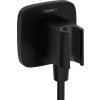 Hansgrohe FixFit Q, kolienko s držiakom sprchy, čierna matná, HAN-26887670